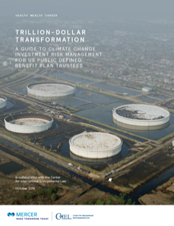 Climate Change Investment Risk Management